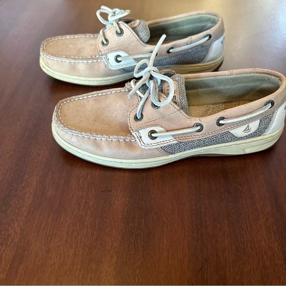 🌟3/$20🌟 Sperry Top-Sider Bluefish 2 Eye Boat Shoes  Tan Women’s Size 8 - Picture 4 of 6